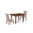 Alyssa-Mae Solid Wood Top Four Leg Dining Set-1886828104-1886828111-1951447216
