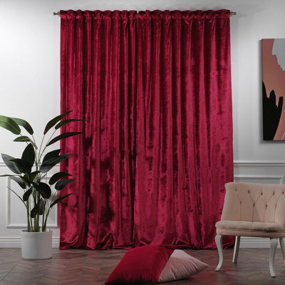 Room Darkening Single Curtain Panel