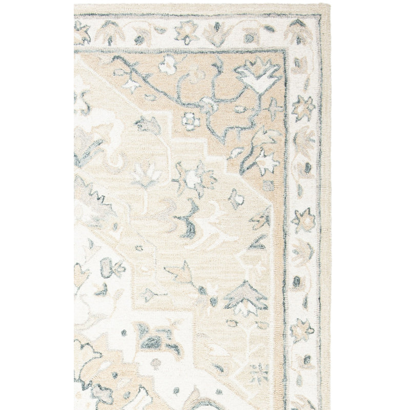 Dalewood Hand-Tufted Wool and Cotton Rug, Rectangle 12' x 15'