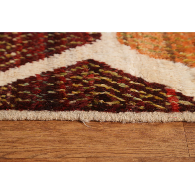 One-of-a-Kind 7'2" X 9'11" New Age Wool Area Rug in