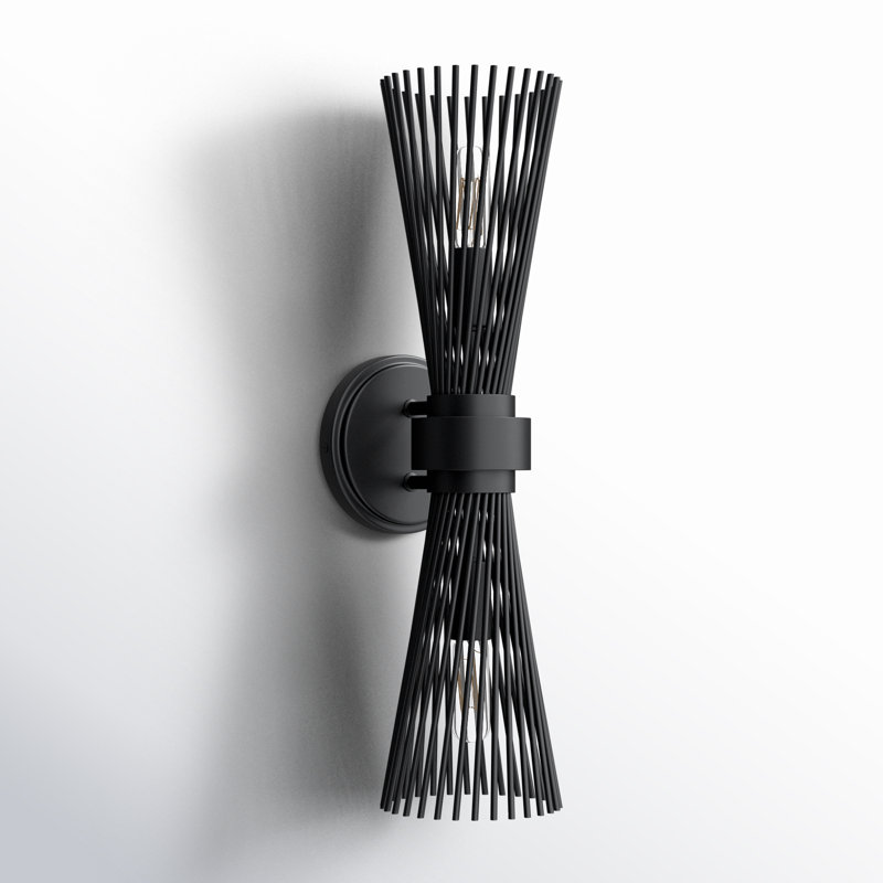 Iago Metal Wallchiere in Black, Black