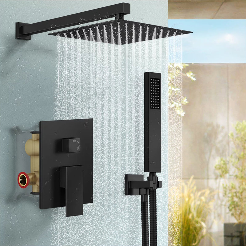 Système de douche complet avec valve brute