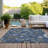Lummus Washable Damask Indoor / Outdoor Rug-433169911