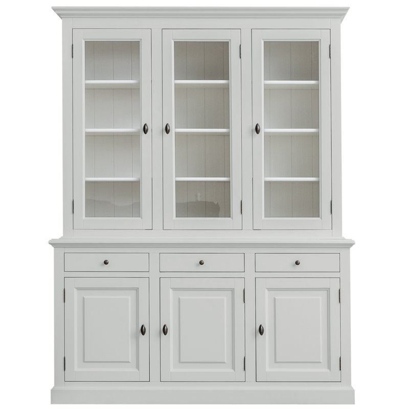 Berardina Display Cabinet, Light Grey
