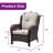 Schutt 8 - Pieces Rattan Multiple Chairs Seating Group with Cushions and Side Table-95992330-95992331