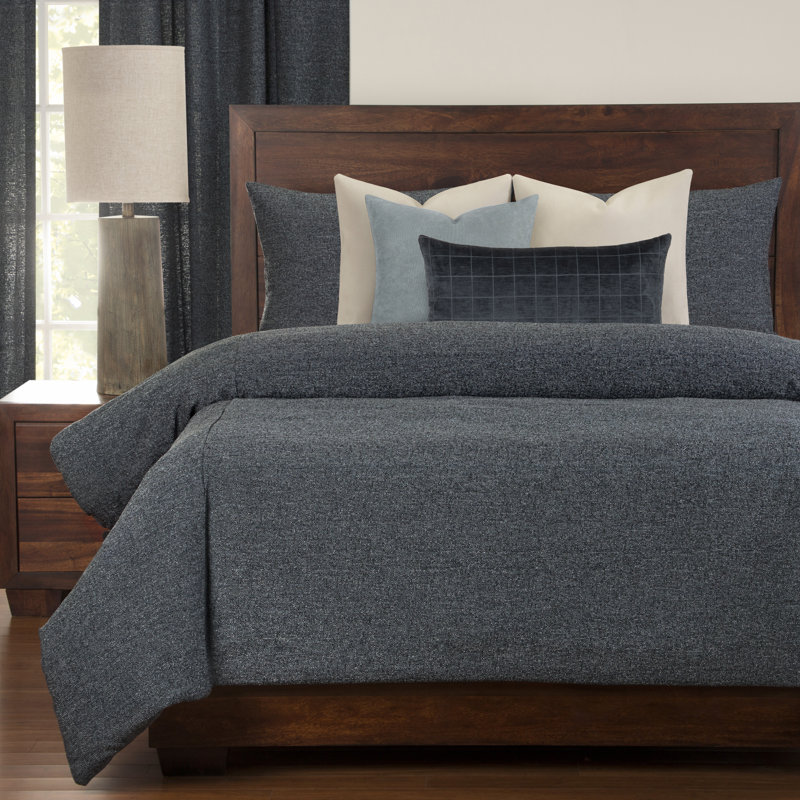 Ensemble de housse de couette et d'insertion Belmont Blend, Housse de couette très grand + 2 taies décorativ, Yeux bleus