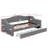 Twin XL Daybed Adorned With LED Lighting And Dual Drawers-2097307586