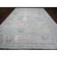 Tapis oriental 11 pi 8 po x 15 pi 2 po Oushak angora afghan avec grande feuille, noué à la main, 100% laine, colorants végétaux, très grand, très grand tapis oriental