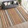 Machine Washable Indoor/Outdoor Drennen ACN2330 Stripes Rug