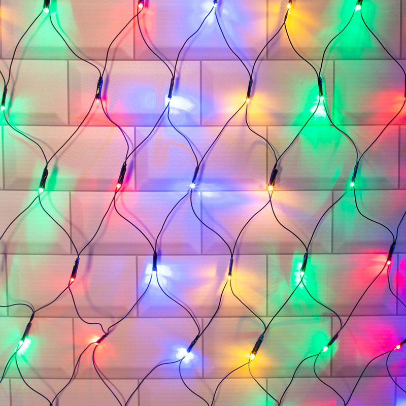 LED Indoor / Outdoor Net Lights, Multi-color, 390cm H x 180cm L x 120cm D