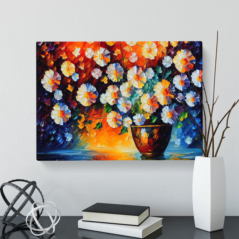 XXX-H1022-WF-923X Assorted Flowers Vol.5 Abstract - Wrapped Canvas Print, 50cm H x 76cm W x 3cm D