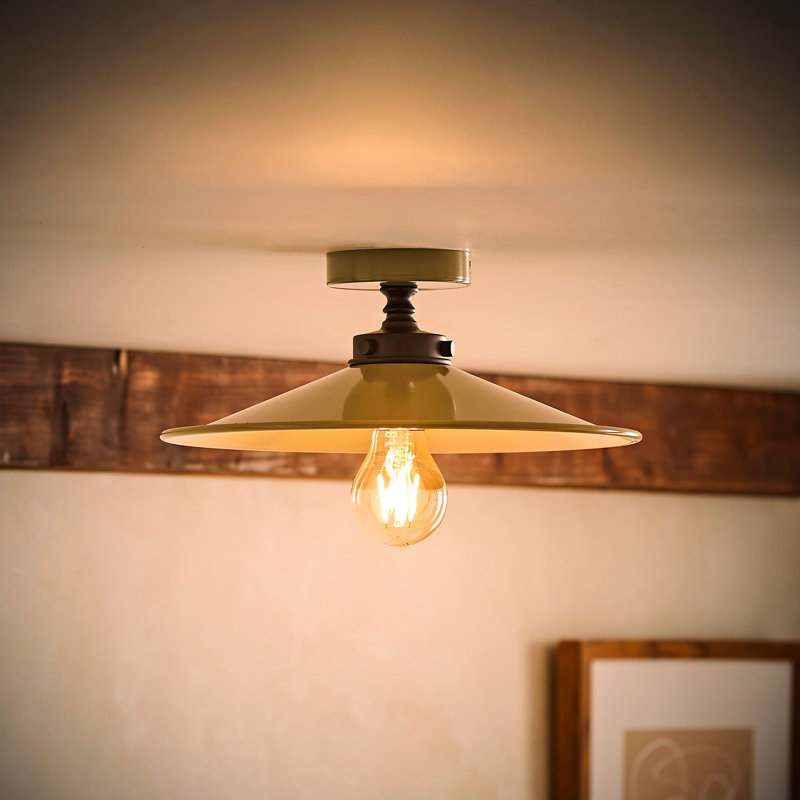 Dedera Flush Mount, Green