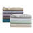 4 Pieces King Cooling Cotton Blend Sheet Set,Grey