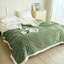 Couverture en molleton vert Sherpa-119457224-119457223