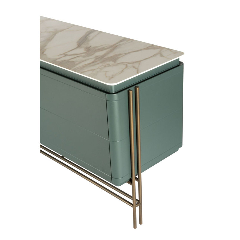 Nihil 96'' W Sideboard, Calacatta Oro