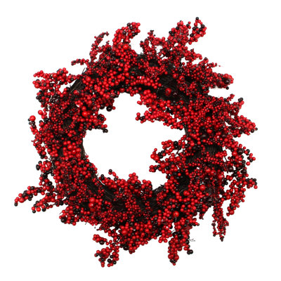 Faux Berry 22'' Wreath