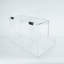Rangement à deux compartiments en acrylique transparent 12 x 8 x 8,8 po Latitude Run®® B4F791361C3345A9BE6720210925F95