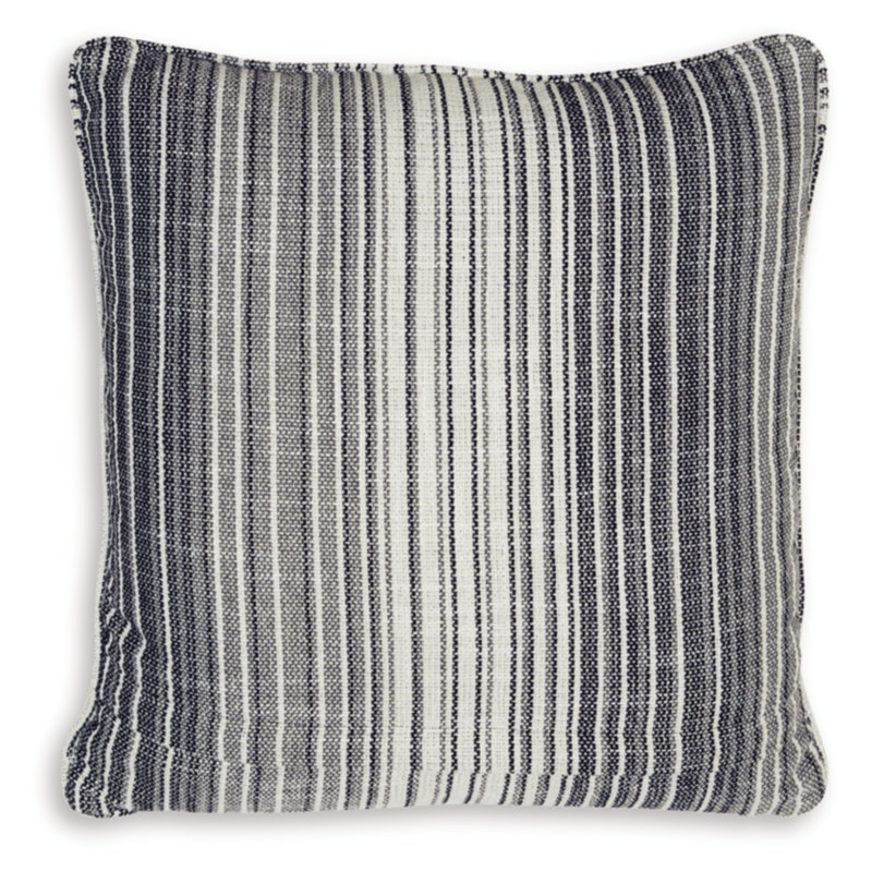 22" Square Beige Polyester Accent Pillow