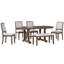 Ensemble de table de salle à manger 6 pièces-1700685199-1700685194