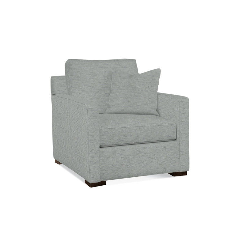 Fauteuil l 36 po Bel-Air, Finition java, Bleu Fantail 0569-66