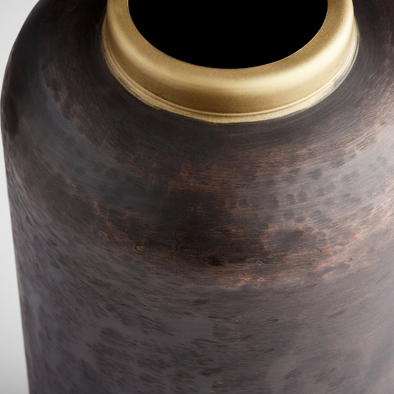 Akita Handcrafted Ceramic Table Vase, 12" H x 6" W x 6" D