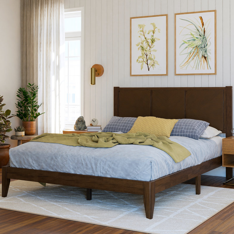 Eden Wooden Platform Bed