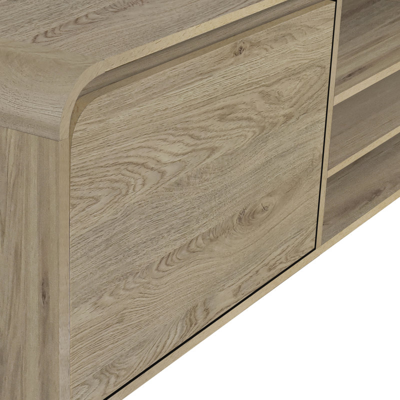 Meuble télé Donovan, Bois beige