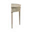 Console de rangement rétro l 31 po en forme de placage de bois récupéré de style antique pour le vestibule et le salon