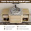 Ensemble de meuble-lavabo simple 48 po avec plateau en pierre reconstituée Eaton-2044320610-2044320611