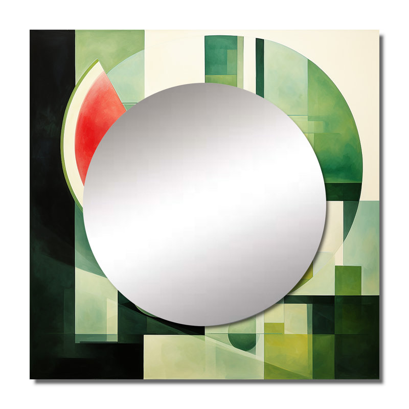 Art mural en miroir Danius, 36 po x 36 po
