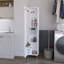 Élégante armoire de rangement avec cinq tablettes-94239592
