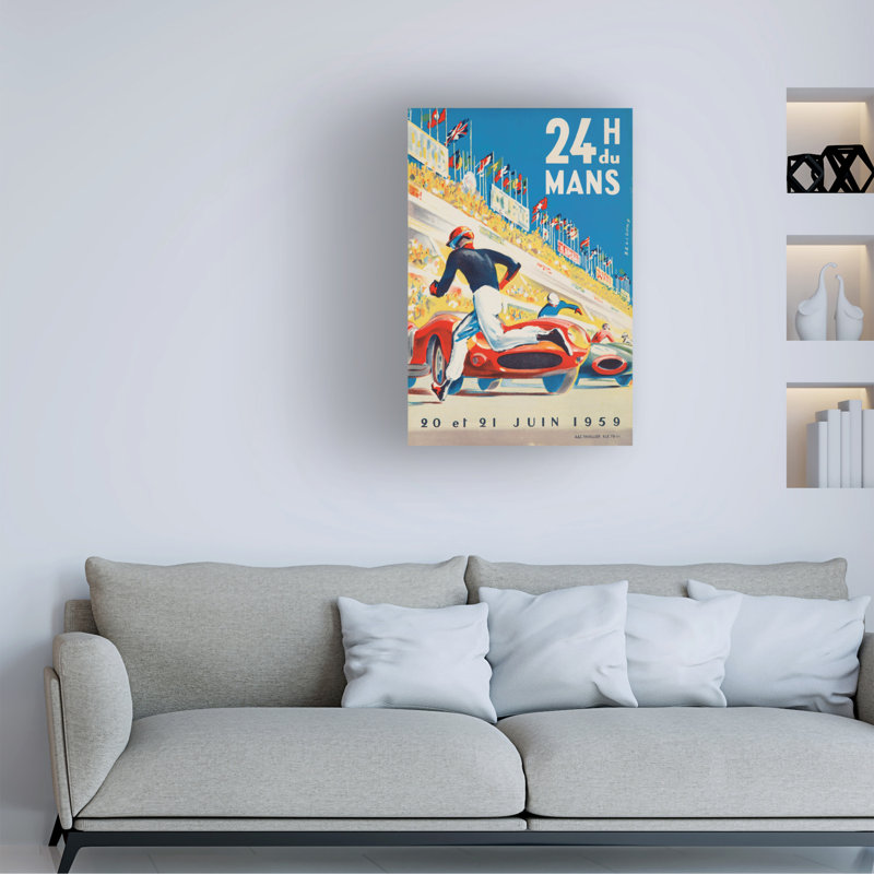 Art mural sur toile tendue - "Lanterne 2" pour décoration de salon, de chambre à coucher ou de bureau - 30 x 47