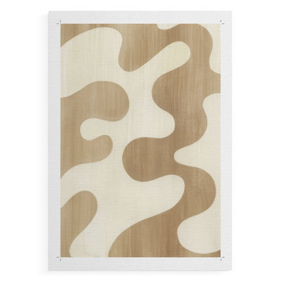 Sienna Ripples II -Canvas Print Only - NOT FRAMED