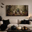 «Three Ghost Witches in Misty Forest», art mural sur toile-1179143537
