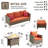 6 Piece Patio Conversation Sets With Fire Pit-1630098236
