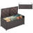 Costway 40'' W 34 Gallons Deck Box in Brown