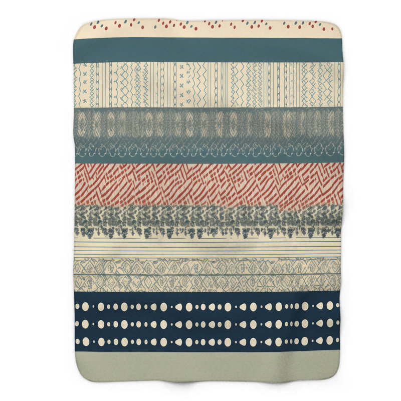 Boho Flourish - 1 Piece Blanket, Twin