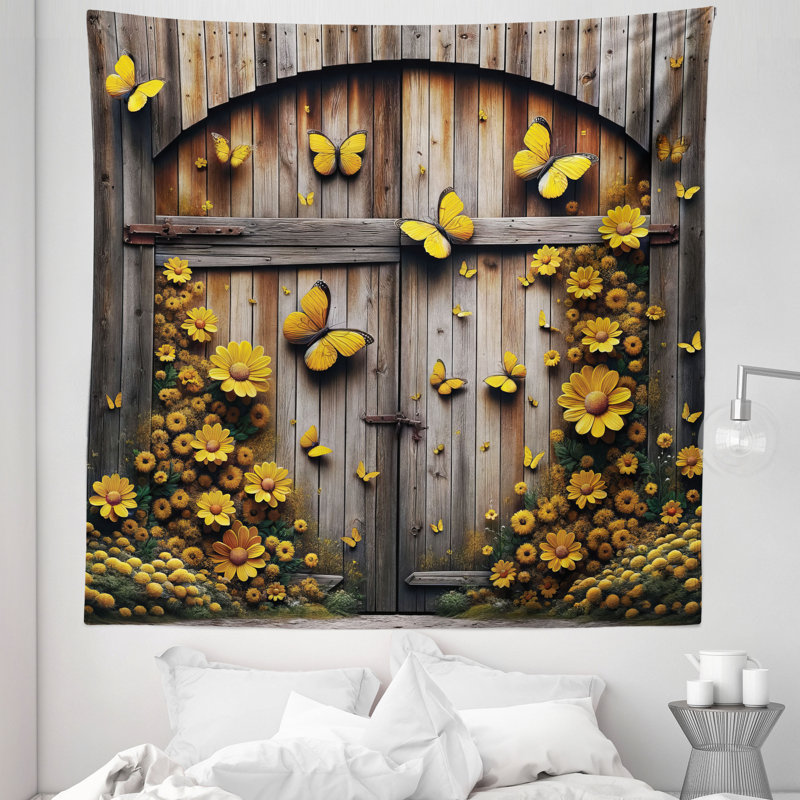 Tapisserie en microfibre, H 88 po x l 88 po