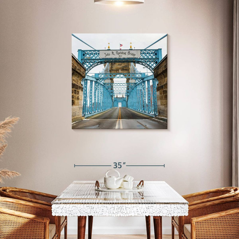 Pont suspendu Lilie John Roebler, H 36 po x l 36 po