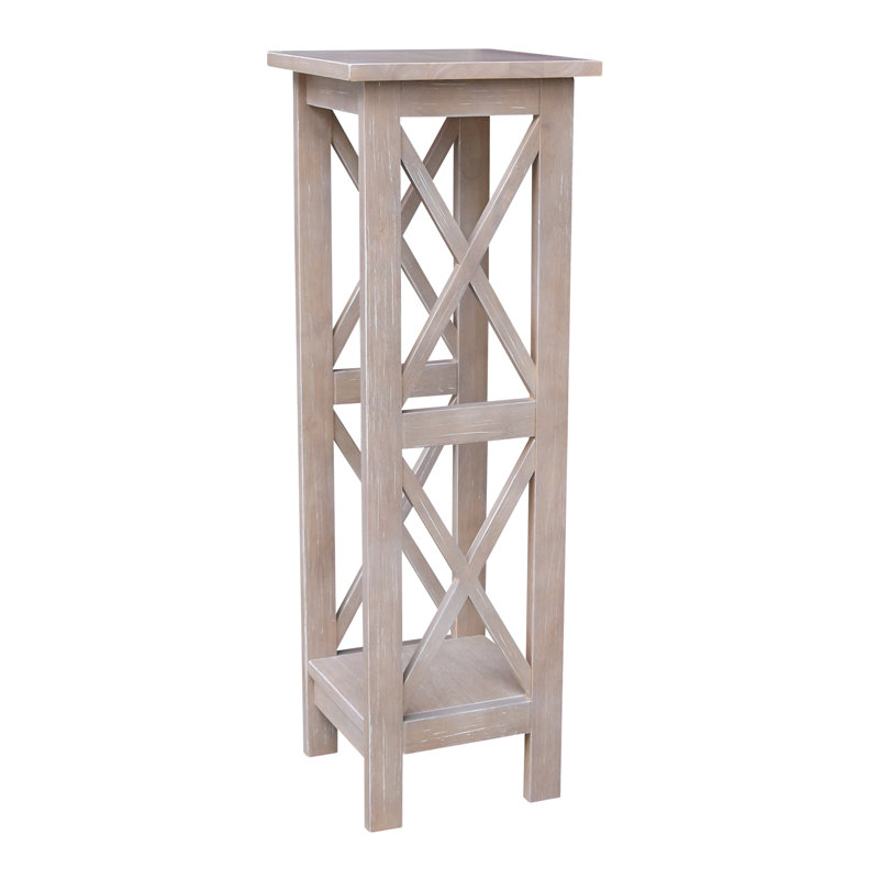 Support pour plante Eamon, H 36 po x L 12 po x P 12 po, Taupe-gris délavé