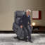 Fauteuil large en velours 27,6 po Rajiya
