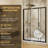 50'' - 54'' W x 70'' H Framed Double Sliding Shower Door with 1/4" SGCC Tempered Glass-102641110
