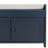 Wood Entryway Storage Bench with 3 Shutter-shaped Doors-569784700