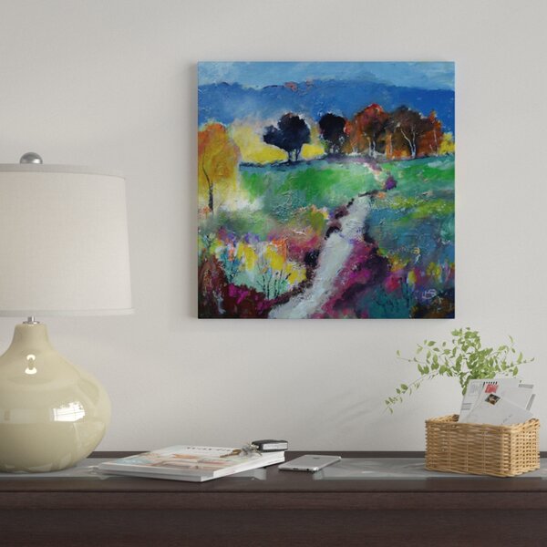 Bless international Green Fields by Kip Decker Print | Wayfair