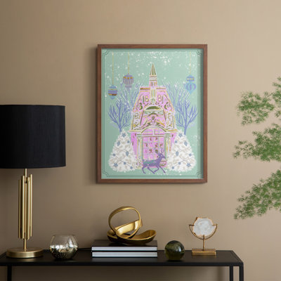 Winter Holidays I Framed Print - Solid Wood