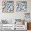 Minimalisme, oiseau sur fleurs V - impression-284570320-284570321