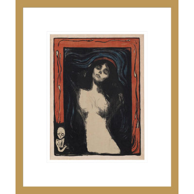 Madonna by Edvard Munch -Framed Giclee Print