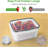 4 PCS Fruit Storage Containers for Fridge with Removable Colander