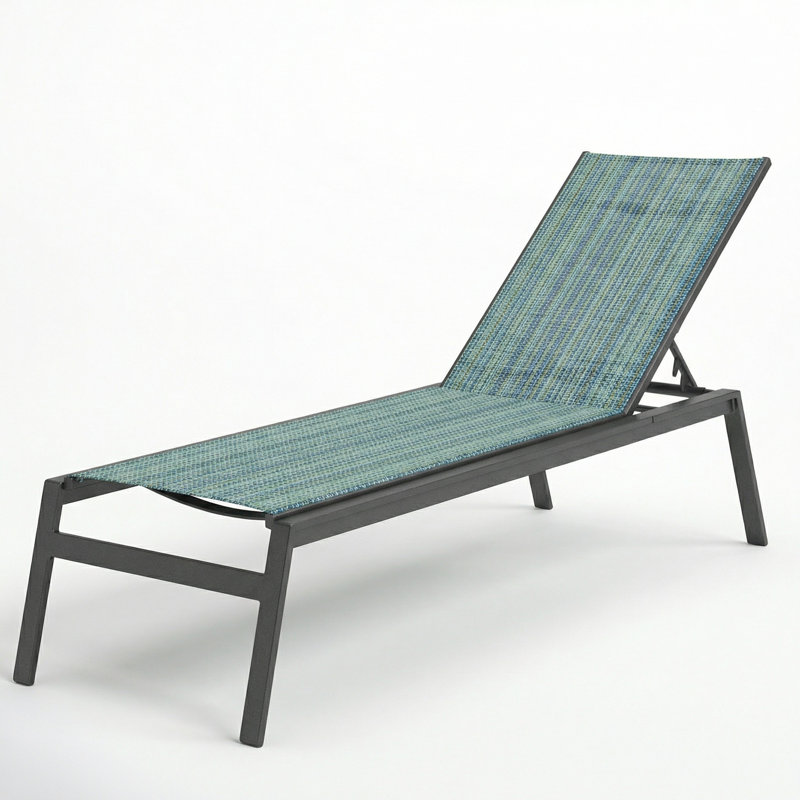 Chaise, Nova Seaglass Sling/Anthracite