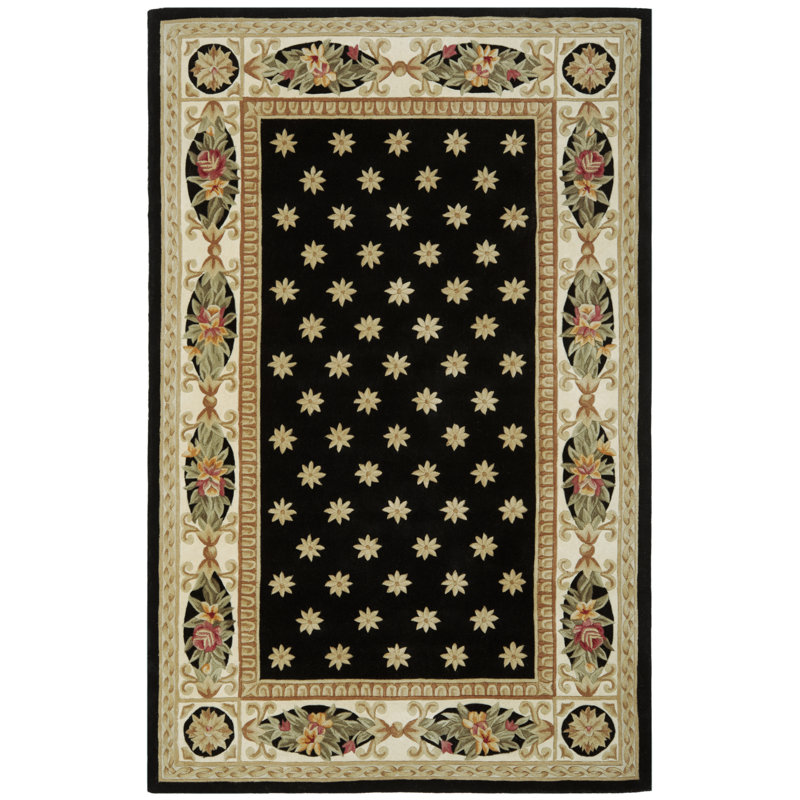 Tapis en laine touffeté à la main Lenora, Rectangle de 5 pi x 8 pi
